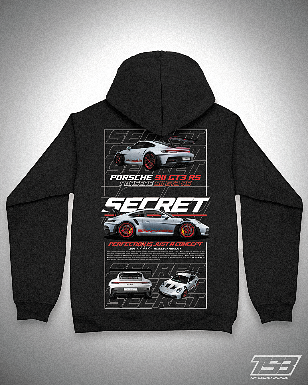 SUDADERA PORSCHE 911 GT3 RS - SECRET DELUXE PORSCHE