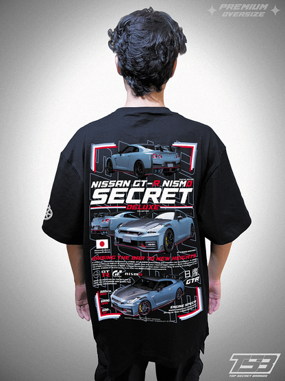 PLAYERA PREMIUM OVERSIZE NISSAN GTR - SECRET DELUXE GTR