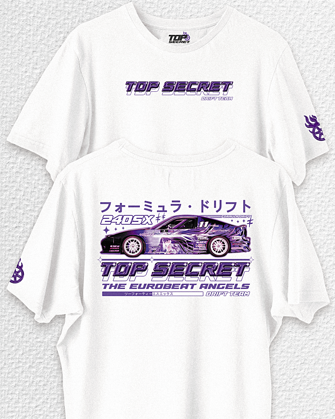 PLAYERA NISSAN 240SX - EUROBEAT ANGELS 240SX