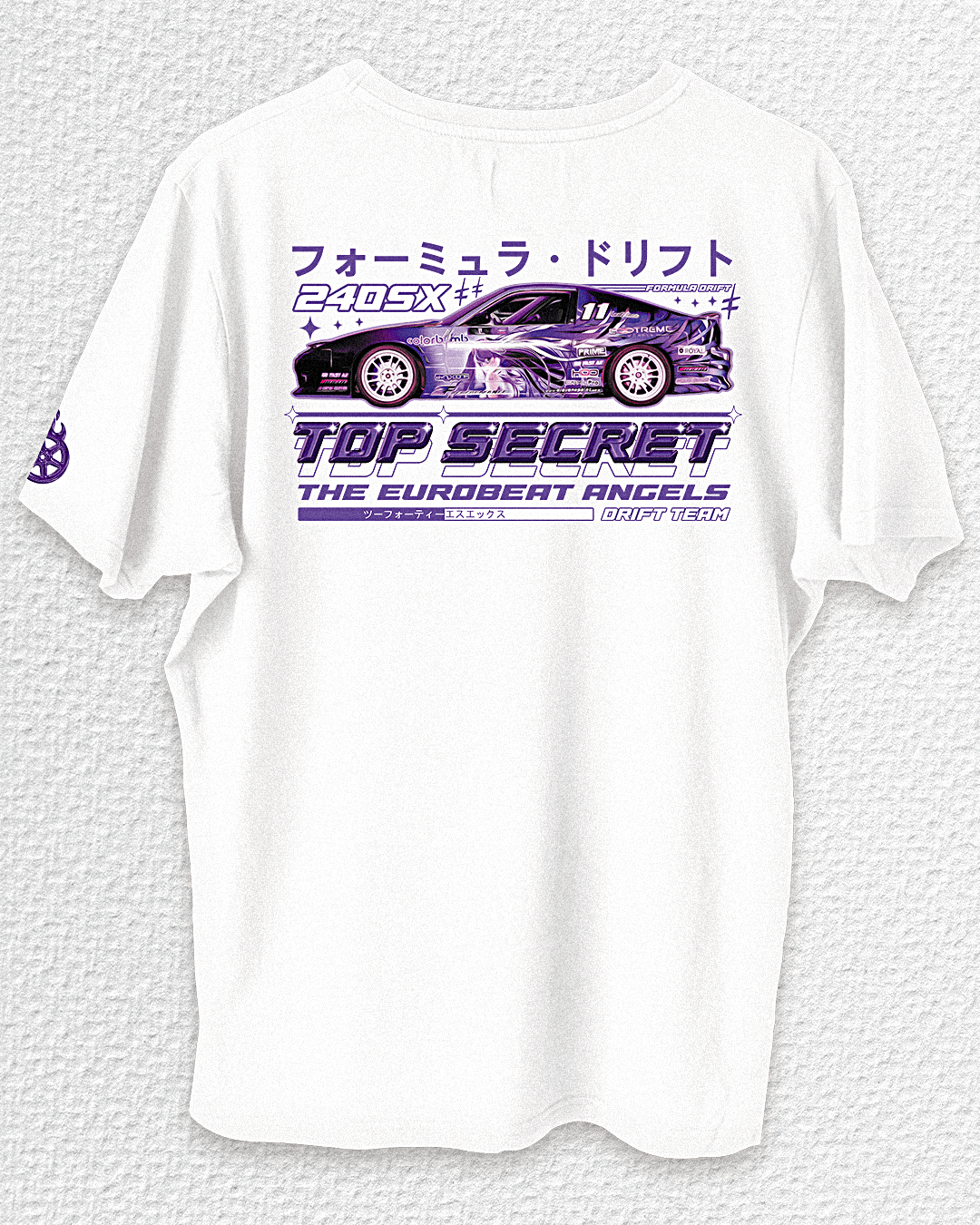 PLAYERA NISSAN 240SX - EUROBEAT ANGELS 240SX