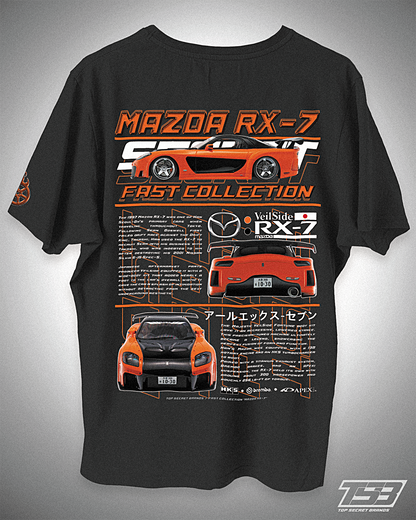 PLAYERA MAZDA RX-7 - HAN RX-7 - FAST & FURIOUS - RÁPIDO Y FURIOSO - TOKYO DRIFT - AUTOS JDM