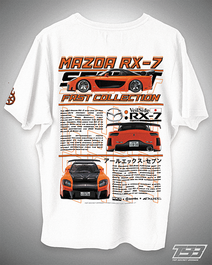 PLAYERA MAZDA RX-7 - HAN RX-7 - FAST & FURIOUS - RÁPIDO Y FURIOSO - TOKYO DRIFT - AUTOS JDM