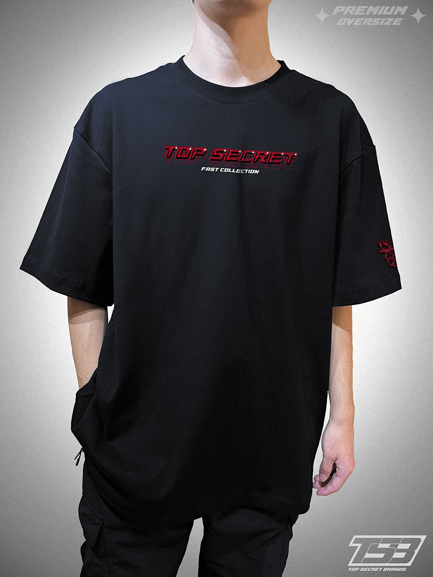 PLAYERA PREMIUM OVERSIZE LANCER EVOLUTION IX - THE RED EVO IS YOURS - FAST & FURIOUS - RÁPIDO Y FURIOSO - TOKYO DRIFT