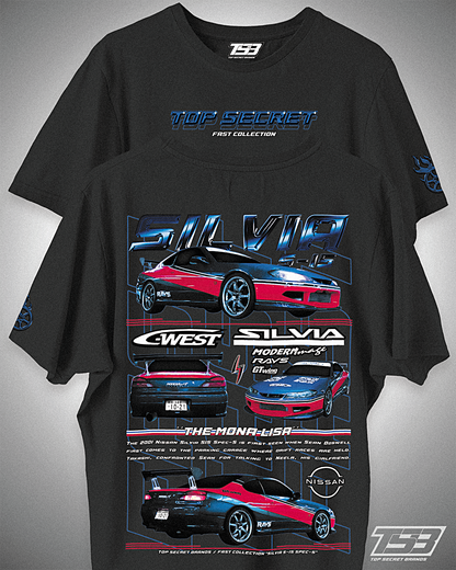 PLAYERA NISSAN SILVIA S-15 - MONA LISA S-15 - FAST & FURIOUS - RÁPIDO Y FURIOSO - TOKYO DRIFT - AUTOS JDM