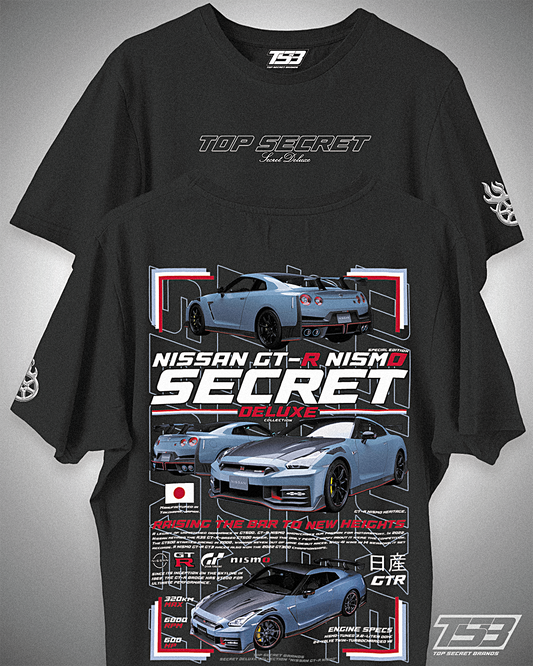 PLAYERA NISSAN GTR - SECRET DELUXE GTR